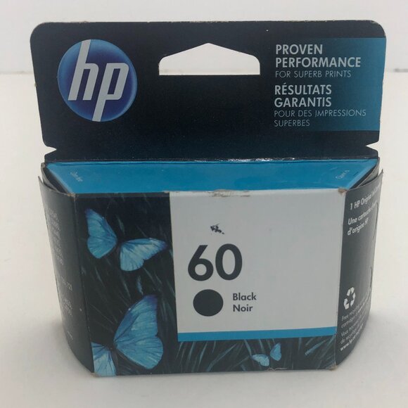 HP 60 Black Printer Ink -- NEW in Box - Picture 3 of 7